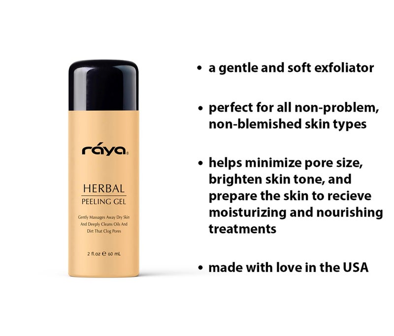 RAYA Herbal Facial Peeling Gel (110) | Gentle and Soft Exfoliator for Oily Skin | Helps Minimize Pores and Brighten Complexion - Image 3